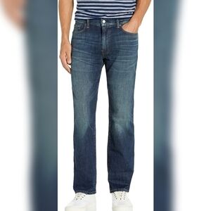 Lucky Brand Men Blue 363 Vintage Straight High Rise Jeans Size 38